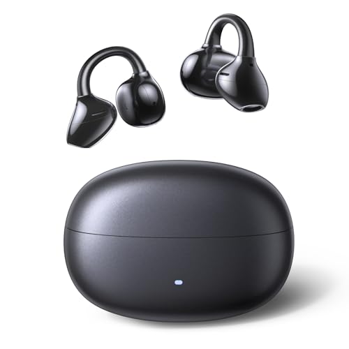 【2025最新!】UGREEN 世界初ANCノイズキャンセリング技術搭載 イヤーカフ型イヤホン ClipBuds Pro HiTune S8 ワイヤレスイヤホン 【Bluetooth 6.0/ENCノイキャン/Hi-Res認証/11mmチタニウム製ドライバー / 合計32時間再生 / 6マイク搭載 / IPX5防水】Hi-Fi音質 2台デバイス同時接続 APPカスタム操作 急速充電対応 ブラック