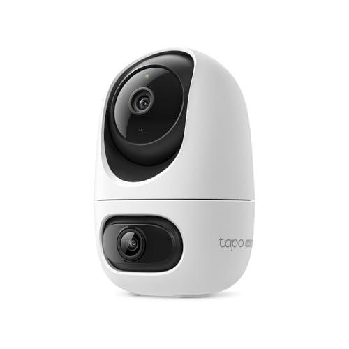 Tapo(タポ) ペットカメラ 屋内 2K 300万画素 デュアルレンズ パンチルト360° 広角122° AI検知 自動追尾 双方向通話 Alexa/Google Assistant対応 TP-Link Tapo C245D 【Amazon.co.jp限定】