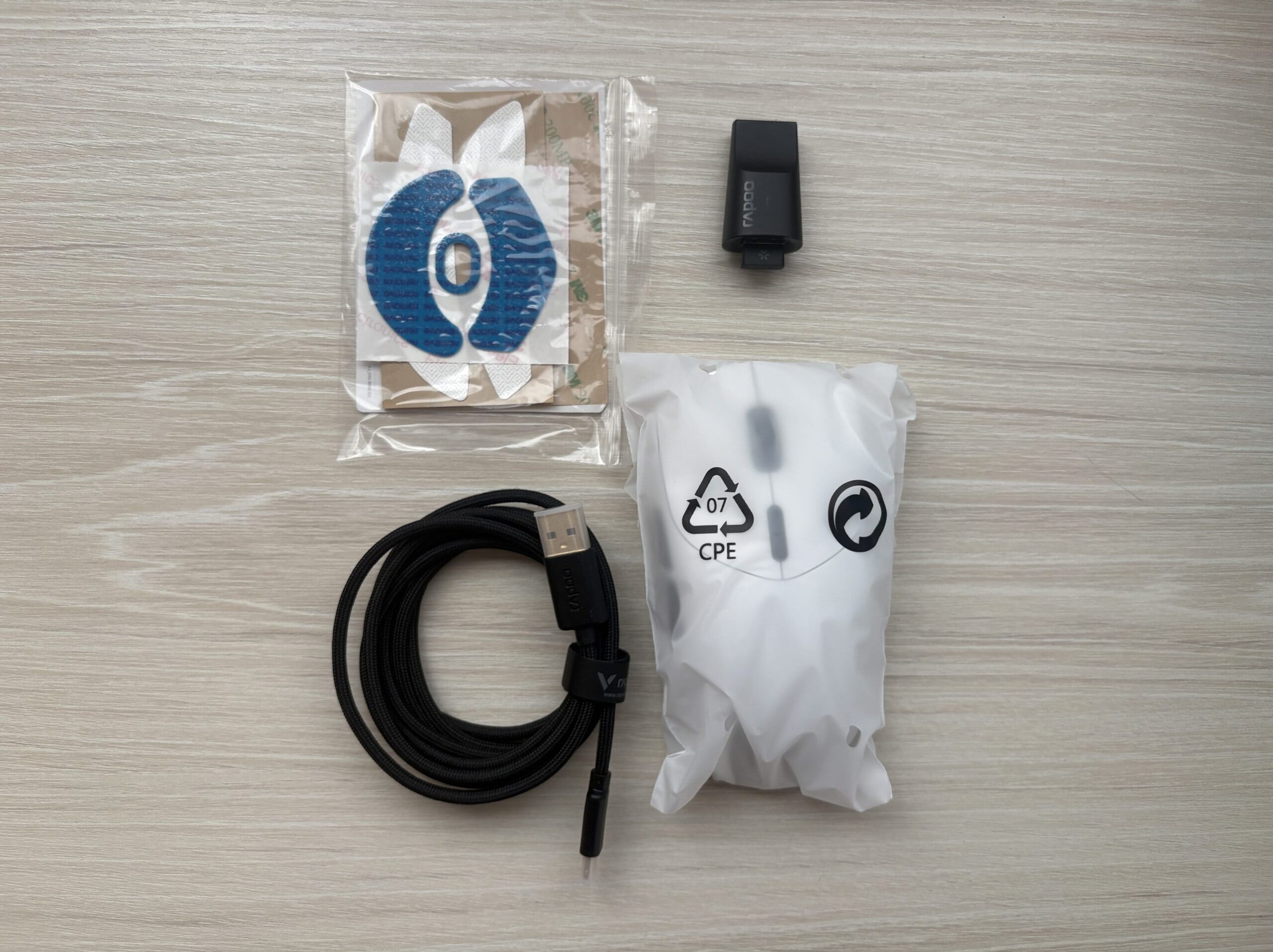RAPOO VT7の同梱物一式